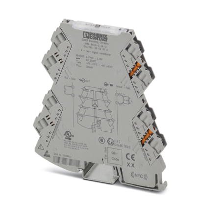 Phoenix Contact Signal Converter; MINI MCR-2-I4-U; 4 - 20mA IN; 0 - 10V OUT; 1 Output; 24VDC